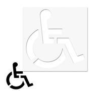 Parking Lot Stencils For Painting - Reusable Silicone Obstacle Parking Templates With Wheelchair Symbols | Disabled Sign High-Visibility For Concrete Pavement Fire Lane Accessible