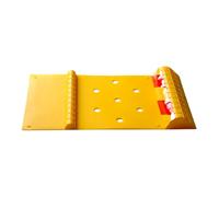 Parking Mat - Self-Adhesive Parking Garage Floor Mats | Wheel Stoppers Anti-Slip Parkings Aids | High Visibility Wheel Stabilizer Guides Stops for Automotive Sedan SUV Golf Carts Vehicle Auto