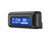 Parking Radar Alerta Kit Sensores Aparcamiento para Coche, Pantalla LCD con 22mm 4 Detectores Radar Universales para Todos Los Coches Sensor Estacionamiento(White)