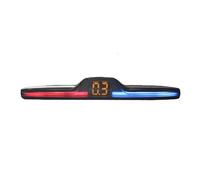 Parking Radar de Alerta Kit Radar Marcha atrás para Coche Sensor Aparcamiento para vehículos con Asistencia Respaldo 4 sensores con Distancia LED Sensor PDC Sonda(Blue)