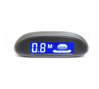 Parking Radar de Alerta Kit Sensores Aparcamiento LED Parktronic para Coche Radar Múltiple Pantalla Retroiluminación Detector Monitor Respaldo Sensor PDC Sonda(White)