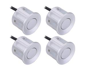 Parking Sensor Reversing Aid Sensors EVGATSAUTO 4Pcs Set Car Radar Probe Backup Assist Parts(Silver)