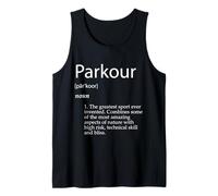 Parkour Definition Urban Jumping Free Running Climb Parkour Camiseta sin Mangas