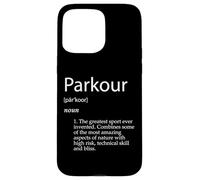 Parkour Definition Urban Salto Freerunning Gear Parkour Carcasa para iPhone 15 Pro MAX
