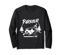 Parkour Mujer Precision - Salto de Precision Enfoque Manga Larga