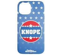 Parks and Recreation Knope Campaign Button Carcasa para iPhone 15