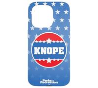 Parks and Recreation Knope Campaign Button Carcasa para iPhone 15 Pro