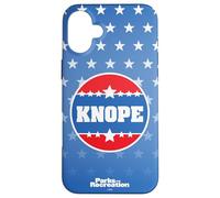 Parks and Recreation Knope Campaign Button Carcasa para iPhone 16 Plus
