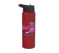 Parks And Recreation Leslie Knope Friends Waffles Work Stainless Steel Insulated Water Bottle