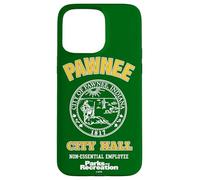 Parks and Recreation Pawnee City Hall Non-Essential Employee Carcasa para iPhone 15 Pro MAX
