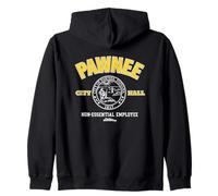 Parks and Recreation Pawnee City Hall Non-Essential Employee Sudadera con Capucha