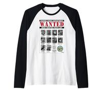 Parks and Recreation Pawnee Parks Department Wanted Pests Camiseta Manga Raglan