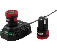 PARKSIDE® 2x 12V / 2Ah Batería »PAPK 12 A4« y 1x 2,4A Cargador »PLGK 12 A3«.