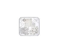 PARKSIDE® 50 imanes / 4 soportes para imanes con clip /Ganchos magnéticos / Imanes de ojal / Imanes de cabeza avellanada (Imán en recipiente avellanado)