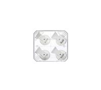PARKSIDE® 50 imanes / 4 soportes para imanes con clip /Ganchos magnéticos / Imanes de ojal / Imanes de cabeza avellanada (Magnet Halter mit Clip)