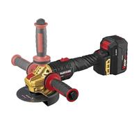 Parkside - Amoladora angular de batería 20 V PPWSA 20-Li A1 con motor brushless, regulación de velocidad en 6 niveles y batería de litio 4 Ah incluida