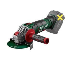 Parkside - Amoladora angular inalámbrica PARKSIDE X 20 V Team con velocidad regulable, cubierta 2 en 1 y bloqueo del husillo para metal y hormigón