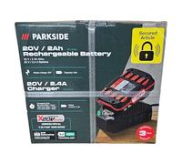 Parkside Batería de iones de litio PAP 20 B1 20 V 2 Ah + cargador PLG 20 C1 60 min 65 W