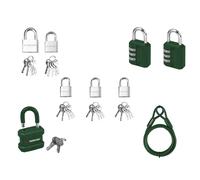 PARKSIDE® Candados / Candados de combinación / Candado para exteriores / Cable de acero para candado.