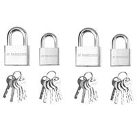 PARKSIDE® Candados / Candados de combinación / Candado para exteriores / Cable de acero para candado. (Juego de candados de 2)