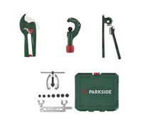 PARKSIDE® Cortatubos de PVC, cortatubos de cobre, pinza curvatubos, juego de abocardadores dobles
