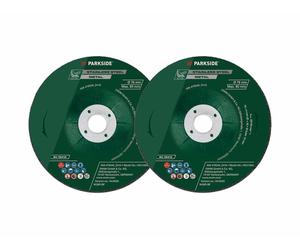 PARKSIDE® Disco de desbaste 2 piezas (Disco abrasivo 2 uds.)