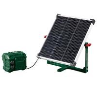 PARKSIDE® Estación de carga solar con batería de 20 V para cortacésped robotizado »PASLM 25 A1«, con batería.
