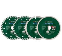 PARKSIDE® Juego de 4 discos de corte de diamante / Juego de 12 discos de corte (Discos de corte diamantados 4 piezas.)