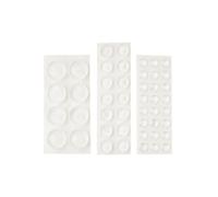 PARKSIDE® Juego de deslizadores para parquet / Juego de topes antideslizantes y antirruido (Antideslizantes y amortiguadores de ruido, 46 piezas., transparente)