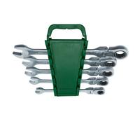 PARKSIDE® Juego de llaves mixtas con carraca (Carraca giratoria hasta 180° 5 piezas.)