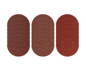 PARKSIDE® Juego de papel de lija, 18 hojas (Papel de lija orbital)