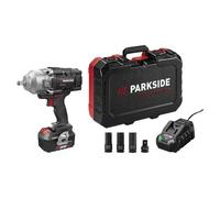 Parkside - Llave de impacto recargable 20 V Brushless PARKSIDE PERFORMANCE con par de aflojamiento hasta 1898 Nm, 3 niveles LED y maletín incluido