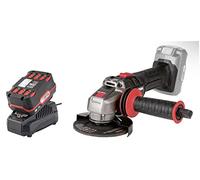 Parkside Performance - Amoladora angular inalámbrica de 20 V con batería y cargador rápido Cepillos s Motor particularmente duradero, potente y de bajo desgaste: Ø 125 mm Velocidad: 10.000 RPM