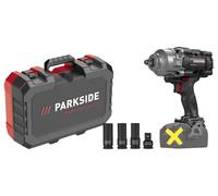 Parkside - Atornillador de impacto PARKSIDE PERFORMANCE BRUSHLESS 20 V recargable con motor sin escobillas, par máx. 1356 Nm y 3 niveles de par