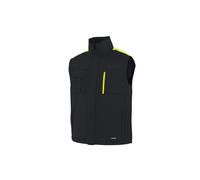 PARKSIDE PERFORMANCE® Chaleco de trabajo para hombre (negro/amarillo, XXL(60/62))