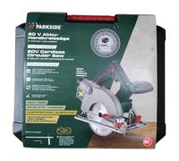 Parkside PHKSA 20-Li - Sierra circular de mano con batería, sin batería ni cargador