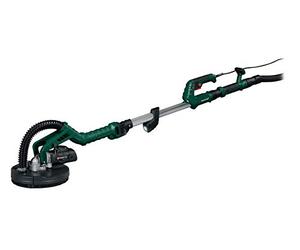 Parkside PWDS 920 A1 - Lijadora de pared y techo (710 W, 225 mm, 800-1800 rpm, incluye 6 discos abrasivos, manguera de 4 m, eje telescópico de aluminio, 145-170 cm)