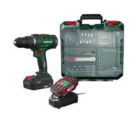 PARKSIDE® Set de taladro atornillador recargable de 20 V »PABS 20-Li I9«, con batería y cargador.