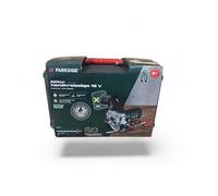 Sierra circular a batería Parkside PHKSA 12 X12V, bloqueo del eje, en estuche (sin batería y cargador)