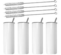 PARKSublimation Vasos 20 Delgados Rectos, Acero Inoxidable Sublimación...