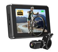 PARKVISION Espejo de bicicleta, cámara de visión trasera de bicicleta 1080P AHD con pantalla de 4.3 pulgadas, soporte giratorio de 360°, espejo de manillar de bicicleta, visión nocturna de cristal con