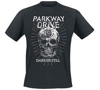 Parkway Drive Smoke Skull Hombre Camiseta Negro 100% algodón Regular