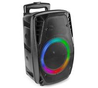 Parlante Amplificado Portátil LED 8 300W BLUETOOTH/USB/SD/AUX c/ Micrófono (FT8LED-MK2) - FENTON