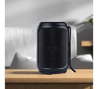 Parlantes Inalambricos Playas Mini Altavoz Inalámbrico Subwoofer Portátil Tarjeta USB Altavoz Portátil Pequeño Altavoz Vibrador (Black, One Size)