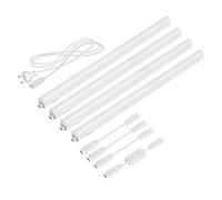 Parlat Luces LED bajo el armario Rigel, cada una de 57,3 cm, con interruptor, cada una de 790 lm, blanco cálido, juego de 4