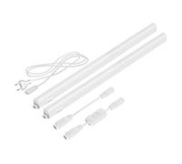 Parlat Luces LED bajo el armario Rigel, cada una de 57,3 cm, con interruptor, cada una de 880 lm, blanco, juego de 2