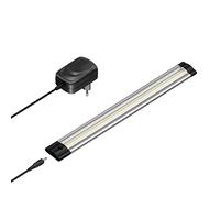 Parlat Luminaria LED bajo armario SIRIS con fuente de alimentación, plana, 30cm, 368lm, blanco cálido