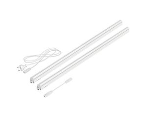 Parlat Luminarias LED bajo el armario Rigel, 87,3 cm cada una, 1118 lm cada una, blanco, juego de 2