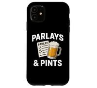Parlays Y Pintas Beber Cerveza Deportes Apuestas Apuestas Carcasa para iPhone 11