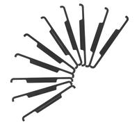 Parliky 10 Clips para Almohadillas de Asiento de Coche, Ganchos de Fijación de Plástico Resistentes, Sujetadores Aplicables para Fundas y Cojines de Automóvil, Paquete de 10 Piezas